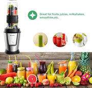 Multifunctionele Keukenmachine - 700W - Draagbare Juicer Blender - Persoonlijke Smoothie Mixer Voedsel Chopper En Droge Molen