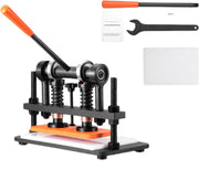 Snijmachine P7 - Premium Embossing - Tot 1500kg - Pons Machine - Leerbewerking - Duurzaam en Robuust - Ergonomisch Ontwerp - Plaat 26x12cm - Papier - Rubber - Textiel