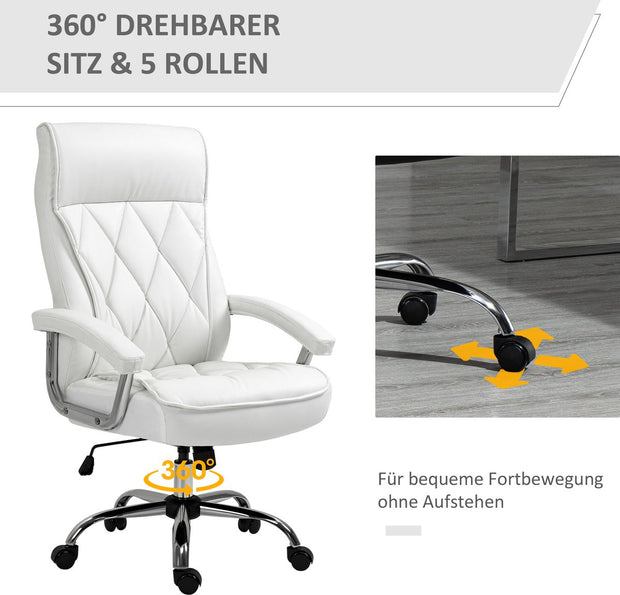 Desk chair office chair with tilt function modern diamond pattern