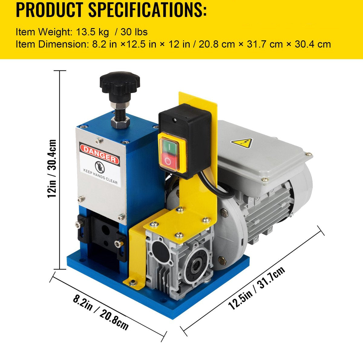 Elektrische Kabel Stripper - Draadstripmachine - Snijmachine - Stripper 1,5-25 mm - 220 V Multihole Wire Stripper - QUORE