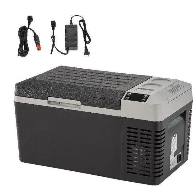 Koelbox met display 20L - Control - Display - LEDscherm - Mini - Auto - Koelkast - Draagbare - Luxe - Koelkast - Vriezer - AC - Koeler - Buiten - Caravan - Camping - Vakantie - Roadtrip