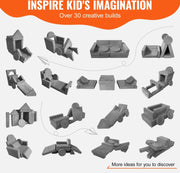 Children's play bench - Play sofa - Toddler - Foam - High Density 25D - 135x67x47cm - Creative