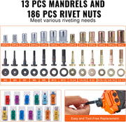 Blindklinkmoertang - Blindklinktang - Moeren En Doornen - M3 M4 M5 M6 M8 M10 M12 Handmatig - Geschikt voor Blindklinken Machine Draadmoeren Blindklinknagels