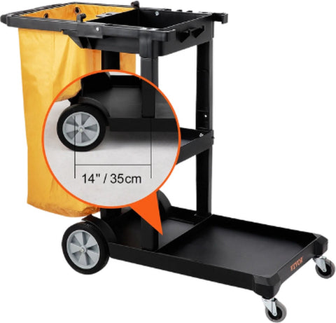 Cleaning trolley - Cleaning cart - Cleaning trolley - Large capacity