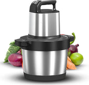 Elektrische Groentesnijder Multifunctioneel - Vleesmolen - Gehaktmolen - Uiensnijder - Zwart