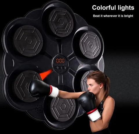 Boksmachine - Boksmachine met muziek - Boksmachine Volwassenen en kinderen - Bluetooth - Inclusief bokshandschoenen voor kinderen - Boksmachine Ultra met muziek & Bluetooth - Bokszak - Boksmachine