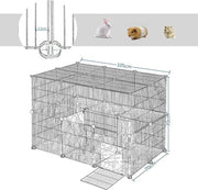 Kattenkooi - Kattenren - Kattenbench - Kattenkooi voor Binnen en Buiten - Kattenkooi Binnen - Kattenverblijf Buiten - Kat Kooi - Kattenhuis - Kattenvoliere - Bench Kat