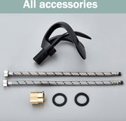 Luxe wastafelkraan - Gootsteen kraan - Waterval kraan - Kraan - Mengkraan - Wit