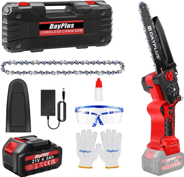 Draadloze kettingzaag - Kettingzaag accu - Borstelloze motor - 820W