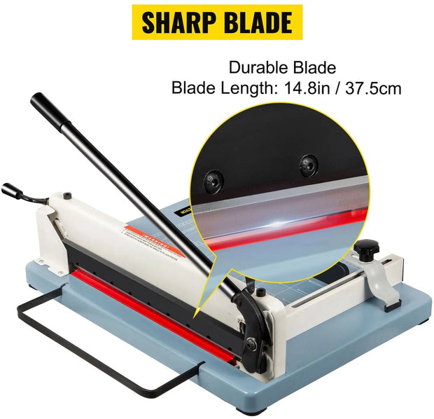 Snijmachine - Papiersnijder - Papierschaar - Verstelbare Papierklem - 300-500 Vellen - Handmatig - School - Kantoor - Thuis - 67x42cm