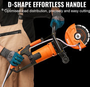 Elektrische Betonfrees - 2000W - Met Dubbele Schakelaar - Overbelastingsbeveiliging -15A Motor Van Zuiver Koper - Overbelastingsbeveiliging En Ingebouwd Gfci-Ontwerp - Geschikt Voor Het Zagen Van Verschillende Betonmaterialen