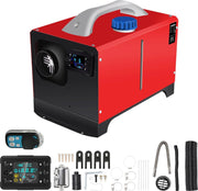 Rood - Standkachel - 36-200W - 12-24V - Max 180 graden C