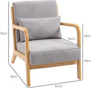 Fauteuils - Grijs - Fauteuils met Armleuning - Fauteuils Met Armleuning Volwassen - Fauteuil Landelijk