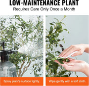 Kunstplanten - Kunstplanten voor binnen - Kunst plant - Olijfboom - 155 cm hoog