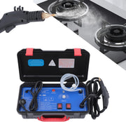 Stoomreiniger Draagbaar - 3000W - Hogedruk - Automatisch - 220V - Heavy Duty - Instelbaar Stoomvolume - incl. 6 Opzetstukken - Tapijt, Auto, Koelkast, Bank, Airconditioning, Vloer