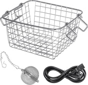 Ultrasoon Reiniger - Professionele Ultrasone Reinigingsapparaat - Digitale verwarming Timer - Sieraden - Brillen -Tanden - Roestvrij Staal - Zilver