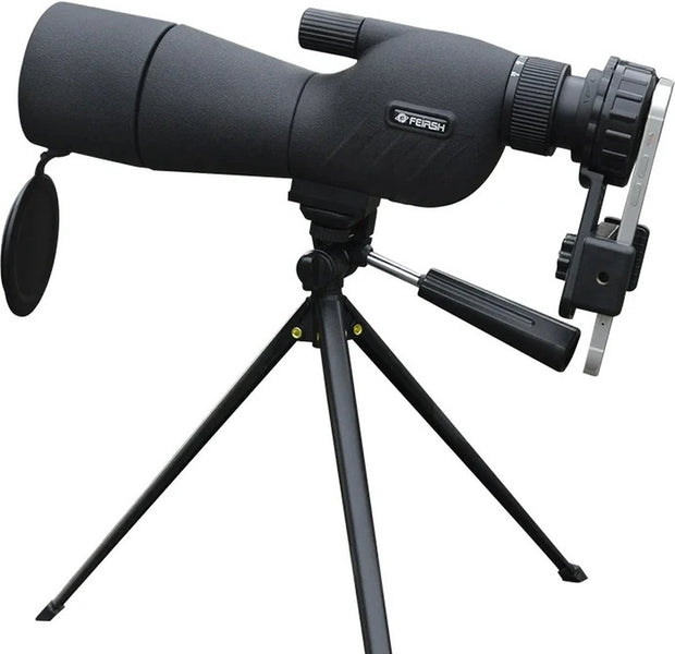 Spotting Scope - Telescope - Waterproof - 45 Degrees - BAK-4 Slanted Eyepiece - Table Tripod - Mobile Phone Adapter - Birdwatching - Celestial Observation