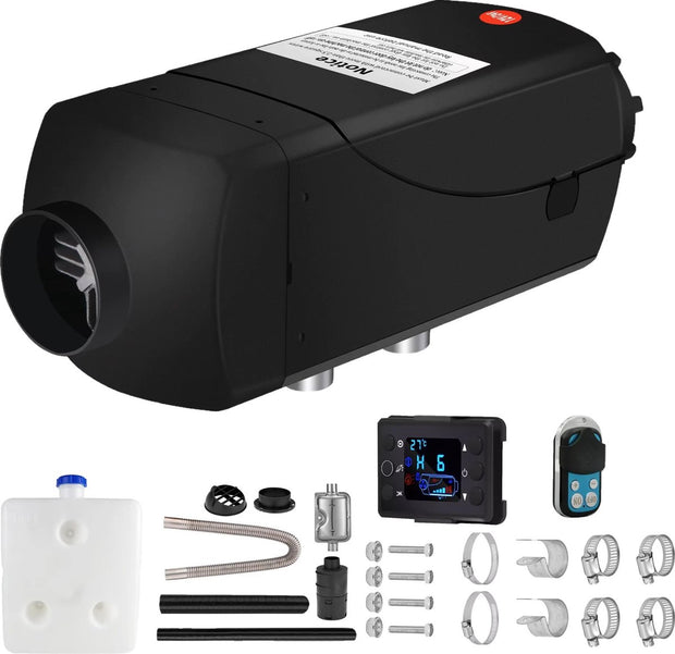 Rood - Standkachel - 36-200W - 12-24V - Max 180 graden C