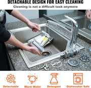 Elektrische Vleesmolen - Gehaktmolen - 250kg/Uur - RVS Maalmessen - 2 Maalschijven - Extra Onderdelen - 1100 Watt - Zwart