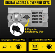 Kluis - Kluis Brandwerend - Geldkluis - Geld Kluis - Geldkluis Met Cijferslot - Geldkluis Met Sleutel - Geldkluis Groot - Dubbele Kluis - kluisje met cijferslot -