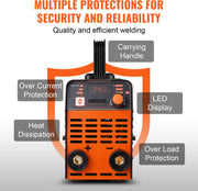 Lasapparaat - Boog 100A - Elektrode/Lift - Tig 2 in 1 - Geschikt voor het lassen van roestvast staal - zacht staal en andere metalen