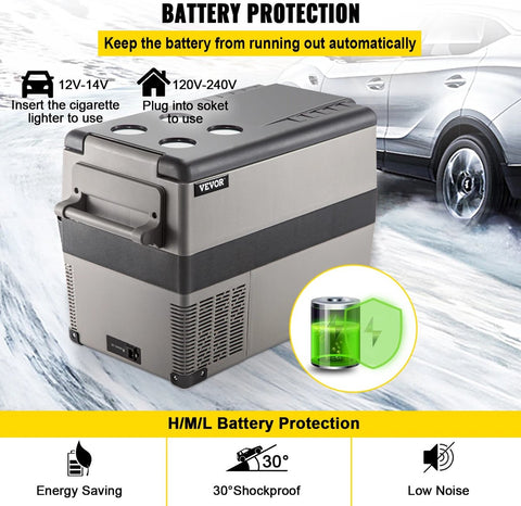 Auto Koelbox – Vriezer – Mini Vriezer – 35L – Koelbox 12V – Elektrische Koelbox – Mini Koelkast – Auto Koelkast – 12V