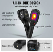 Thermal Imaging Camera - 550℃ Infrared - Thermal Imaging Camera - High Image Quality - 240x180 Pixels - Thermal Camera - Thermal Image
