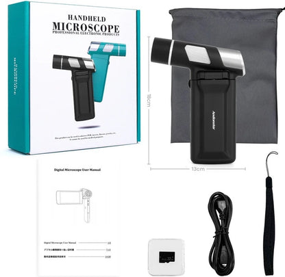 Microscope - Junior Microscope - Children's Microscope - Portable Microscope for Children and Adults - Magnification x1000