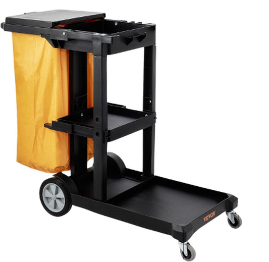 Schoonmaaktrolley - Poetskar - Schoonmaakwagen - Grote capaciteit
