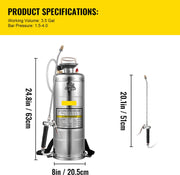 Tuinsproeier - 12L - Ultrasone Nevelmachine - Rvs - Nevelmachine -  Geschikt voor Huis Tuin Toeristenvoertuigen Speciale Voertuigen - Zilver