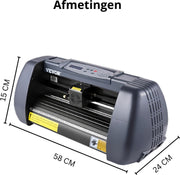 Cutting Plotter - Plotter Machine - Cutting Machine - 14 Inch - 800 mm per Second - 16 MB Memory - Repeatability: 0.0004 - Vinyl Cutting Machine - Blue