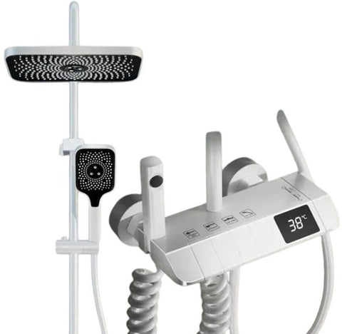 Thermostaat Doucheset - Regendouche - Douchekop - Douchestang - Douche Set - Douche Stang