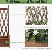 Plantenbak met Klimrek - Schutting - Klimrek - Antieke Stijl - Klein