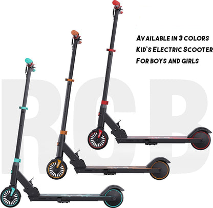 Elektrische Step Kinderen - Kinderstep Inklapbaar - 25v/6AH - 20km/u - 5.5" Wielen - Rood - QUORE