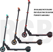 Elektrische Step Kinderen - Kinderstep Inklapbaar - 25v/6AH - 20km/u - 5.5" Wielen - Rood