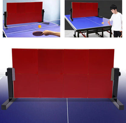 Table Tennis Rebound Board - Rebounder - 66x33 cm - Table Tennis Rebound Board - Ping-Pong Training Standing Table Equipment - For Home Indoor Outdoor