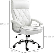 Desk chair office chair with tilt function modern diamond pattern