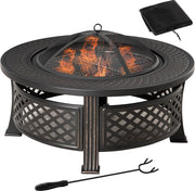 Vuurschaal - 2-in-1 functie - Grill - Camping Grill - Vuurkorf - Vuurplaats