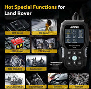 OBD2 Scanner - Diagnosecomputer - Diagnose Auto - Storing Verwijderen - Uitleesapparatuur Auto - Diagnosetool voor alle systemen ABS EPB TPMS DPF - Zwart