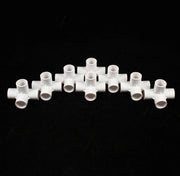 Kweekbak - Hydrocultuur Set - Kweektafel op Poten - Duurzaam - Licht Gewicht - Hydroponic Systeem - 2 Lagen - 72 Gaten - 98x55x72 CM - Wit