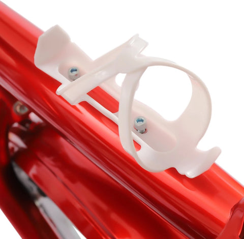 Driewieler - Geschikt voor Volwassenen - Inclusief Fietsmand- 24 Inch - 7 Versnellingen - Opvouwbaar - Met LED Verlichting - Rood