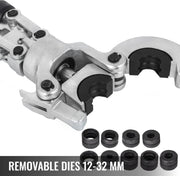 Hydraulische Krimptang - V12-28mm TH16-32mm Perstang - V & TH-vormige Pijp Krimptang - Handbediende Perstang - Loodgietersgereedschap - Blauw