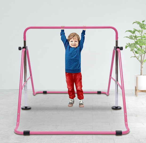 Inklapbaar Turnrek - Klimrek - Verstelbaar - Rekstok - Duikelrek - Kinderen - Peuter - Voor buiten en binnen - Klimboog