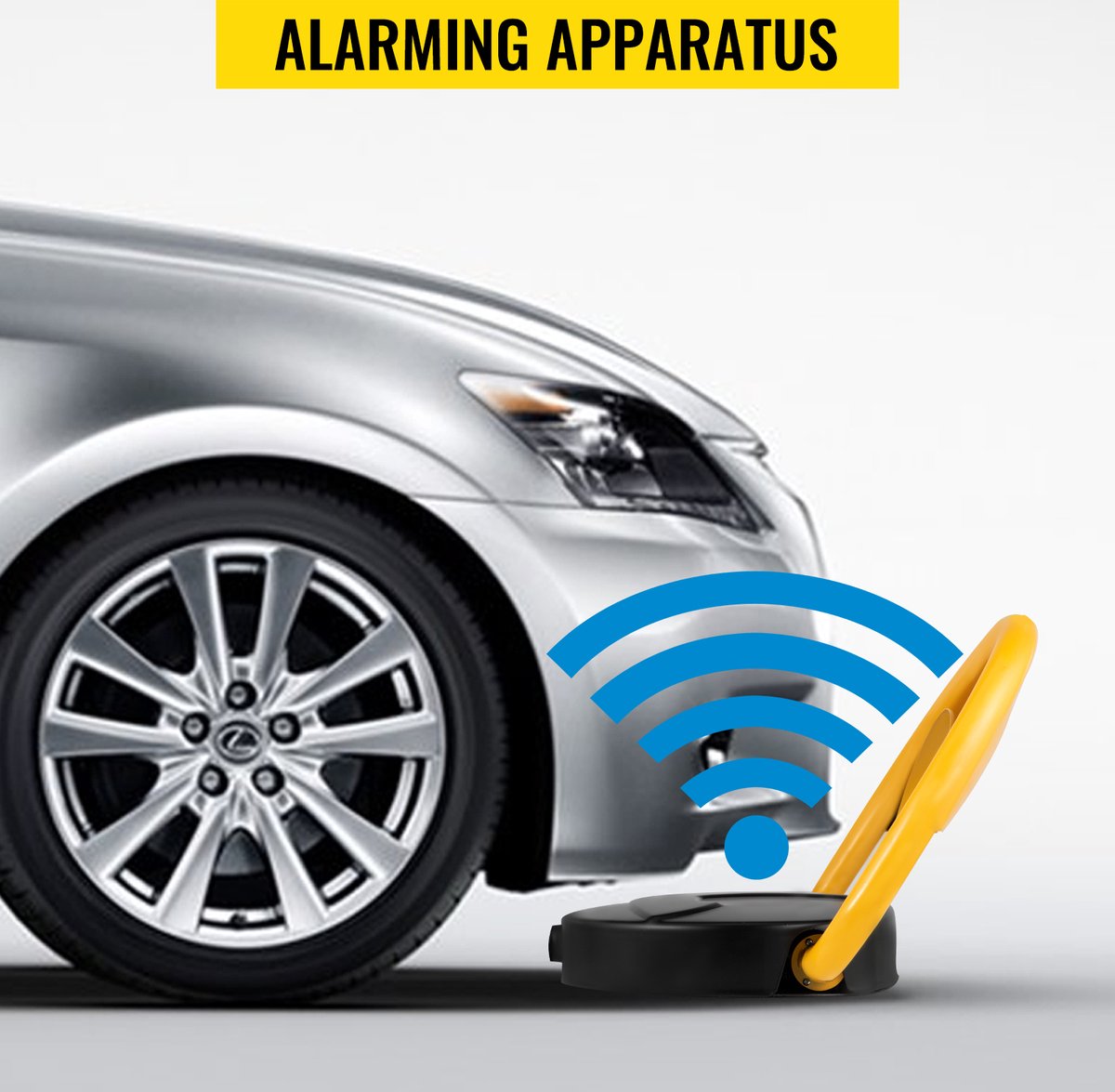 Auto Afstandsbediening Parkeerslot - IP67 Waterdicht - 180 ° - 15M - DC 6V - Parkeerpaal - Antibotsing - Alarmsysteem