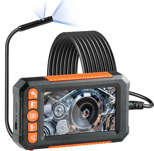 Endoscoopcamera - Endoscoop - 1080p - 5m Kabel - 4.3" Display - Geschikt voor IndustriëLe Inspectie - Zwart
