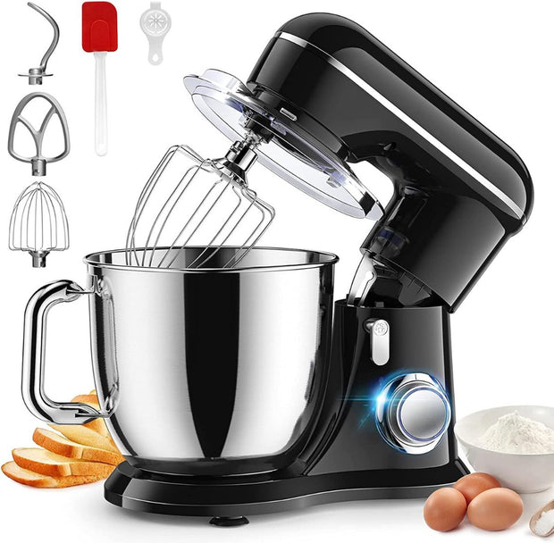 Mixer met Mengkom - Keukenmachine - Keukenrobot - Zwart