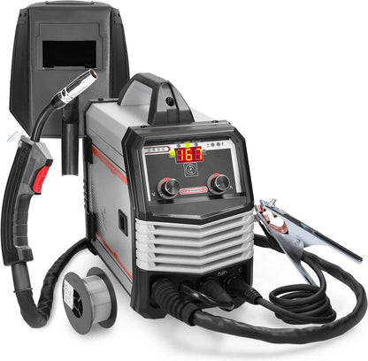 Welding Machine - Electric Welder - Multifunctional - 4 in 1 MIG MMA MAG TIG - Inverter Welder - Portable Electric Welding Machine - Intelligent Welder - Gray