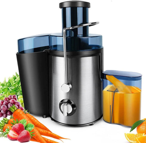 Sap machine - Juicer - Sapcentrifuge - Centrifuge - Vers sap pers - Smoothie maker - Citruspers - Groentepers - Professionele Juicer - Multifunctionele sapmachine - RVS -