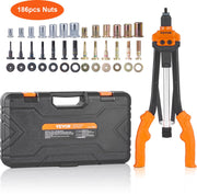 Blindklinkmoertang - Blindklinktang - 13 Stuks - Moeren En Doornen - M3 M4 M5 M6 M8 M10 M12 Handmatig - Geschikt voor Blindklinken Machine - Draadmoeren Blindklinknagels