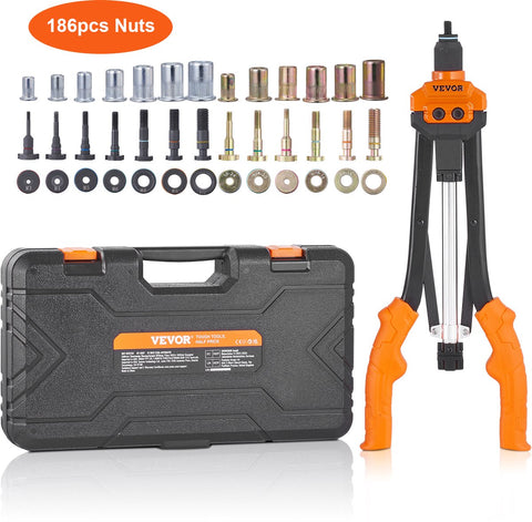 Blindklinkmoertang - Blindklinktang - 13 Stuks - Moeren En Doornen - M3 M4 M5 M6 M8 M10 M12 Handmatig - Geschikt voor Blindklinken Machine - Draadmoeren Blindklinknagels